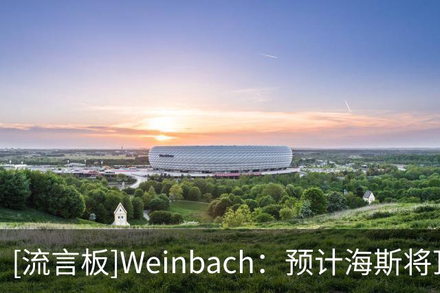 [流言板]Weinbach：预计海斯将顶替受伤的努尔基奇出任首发中锋
